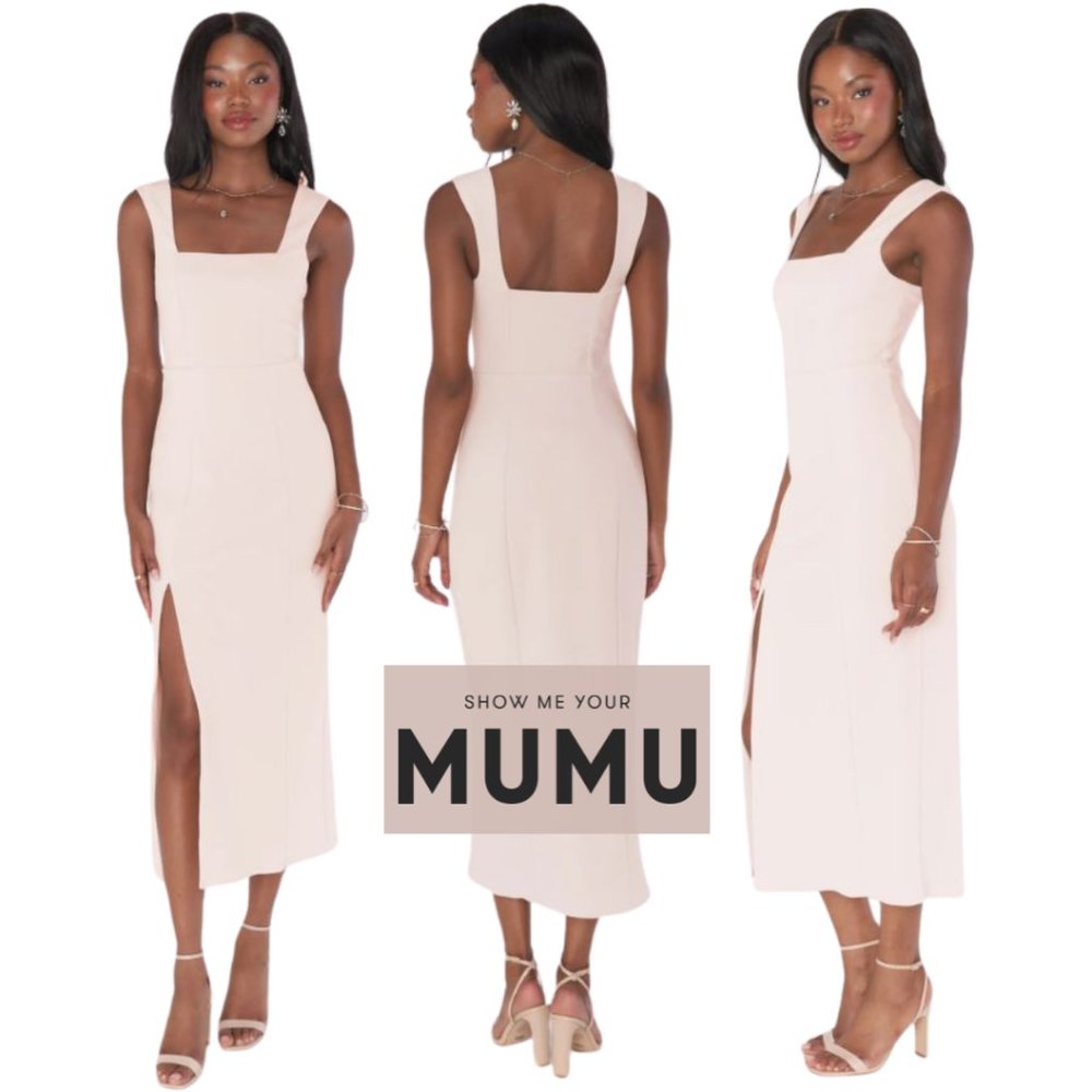 Show Me Your Mumu | Eden Midi Dress | Dusty Blush